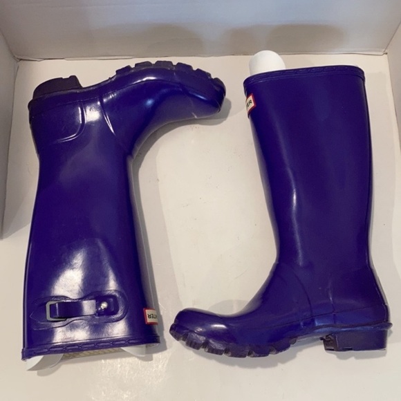Hunter Royal Purple Glossy Classic Size US 5 - Picture 3 of 14